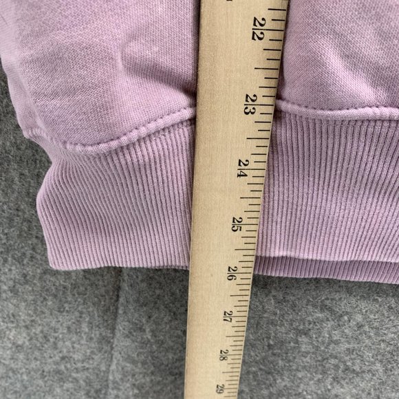 The North Face Sweater Men Small Adult Purple Hooded Pockets Drawstring Outdoors - Picture 5 of 10